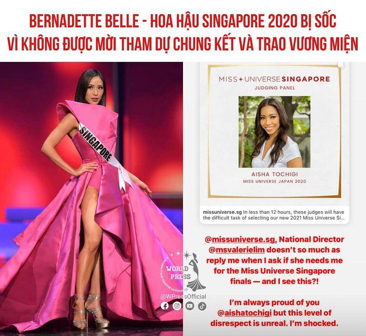 Hoa hậu Singapore sốc vì không được trao lại vương miện, CĐM gọi tên một người đẹp khác của Vbiz - 1