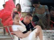 Thời trang - Tham diện váy khó, sao Việt phải nhờ người bế, sao ngoại nhờ nhân viên giúp đi vệ sinh