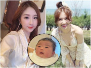 Làm mẹ - "Hotgirl Hàn hát tiếng Việt không kém Hari Won" sinh con, em bé được dàn sao Việt xuýt xoa