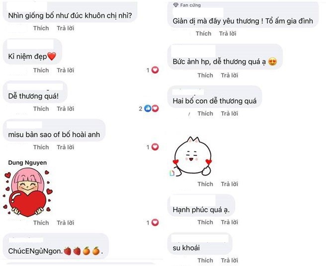 Nhiều khán giả đều cảm thấy vui vẻ, hạnh phúc khi xem bức ảnh này.