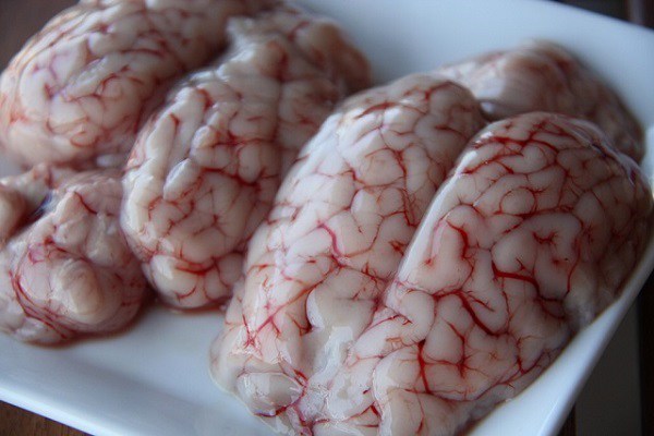 Mọi người cần từ bỏ suy nghĩ ăn gì bổ nấy, đặc biệt là não lợn chứa nhiều  cholesterol.