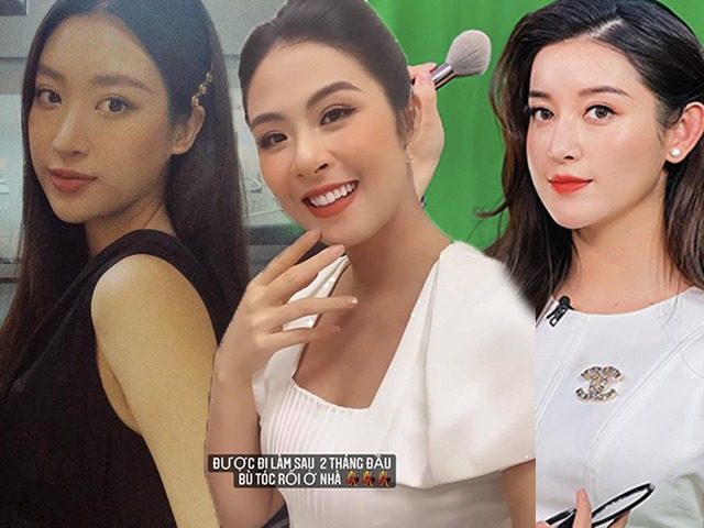 So gout make-up của các bông hậu ngày đi làm trở lại: Đỗ Mỹ Linh, Ngọc Hân chuẩn tác phong