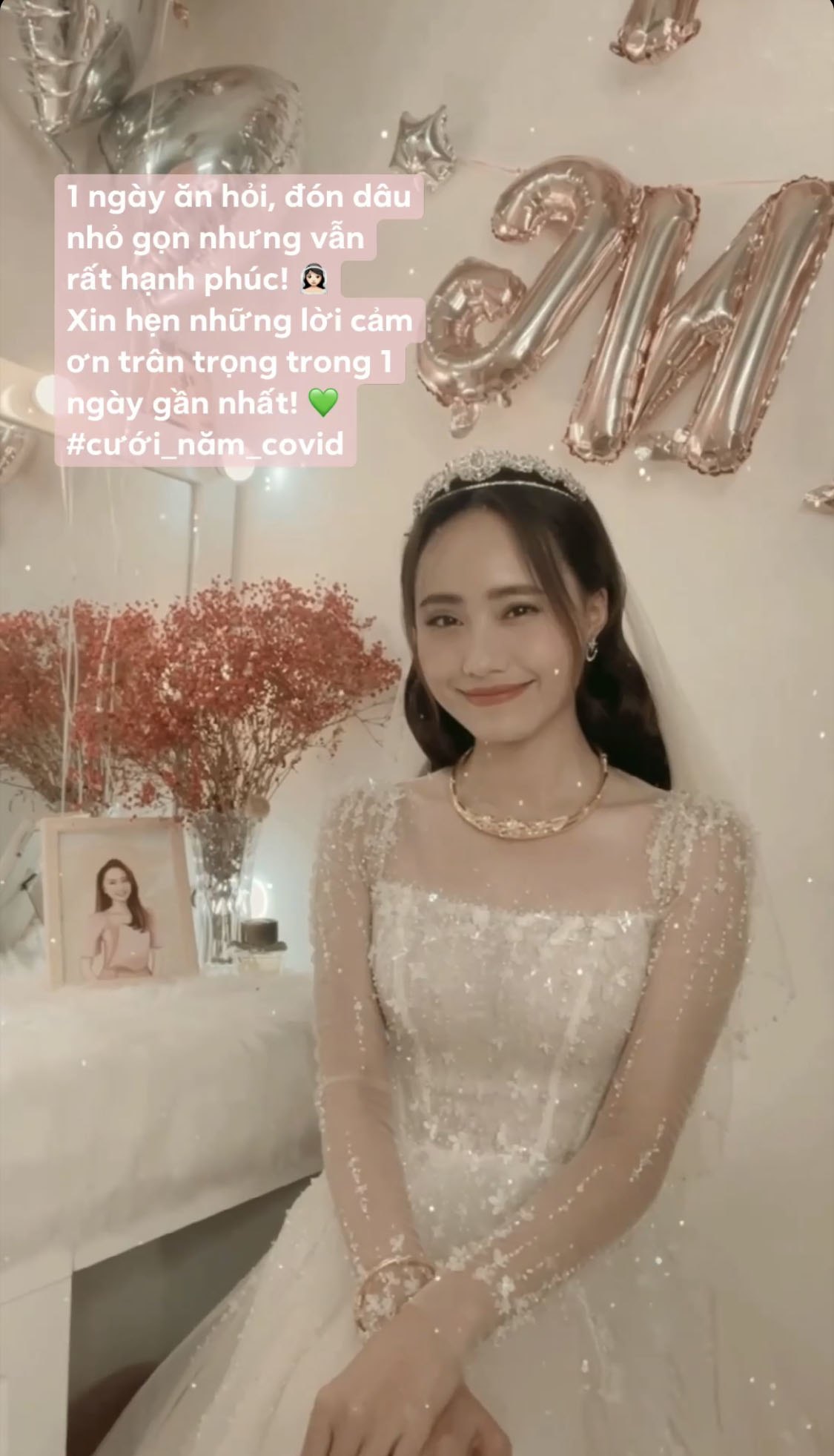 Làm cô dâu mùa dịch, BTV Thời tiết bùng nổ nhan sắc: Không hổ danh mỹ nhân VTV! - 5