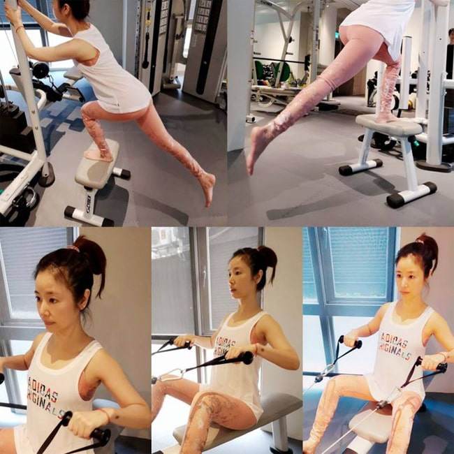 Lâm Tâm Như khoe ảnh tập đấm bốc cực ngầu, mặt mộc U50 gây bất ngờ - 6