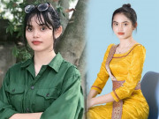 Thời trang - Cô gái dân tôc ăn mặc kín mít đi thi Hoa hậu dù vòng ba lên đến 96cm