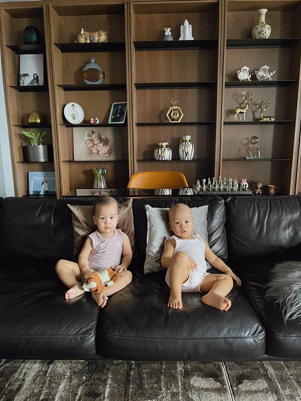 Cận cảnh penthouse 18 tỷ MC Thành Trung mua tặng vợ, cặp song sinh sống sang chảnh từ bé - 10