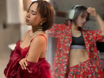 Cây hài của showbiz Việt khoe cơ bụng đẹp quên sầu với nội y lấp ló