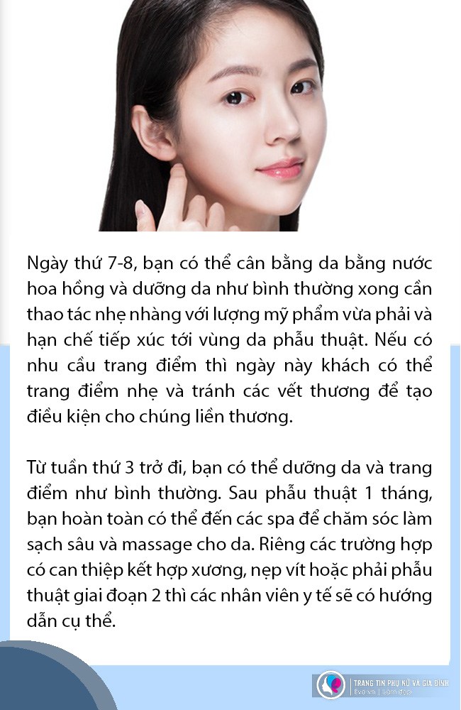 Phẫu thuật vùng mặt xong cần chăm sóc da và trang điểm thế nào để vừa xinh mà vẫn khoẻ? - 6