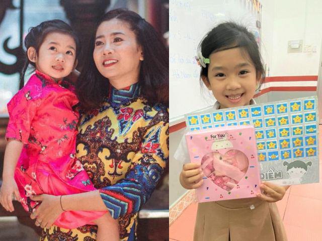 Con gái Mai Phương lớn bổng, tự tin nói trước ống kính