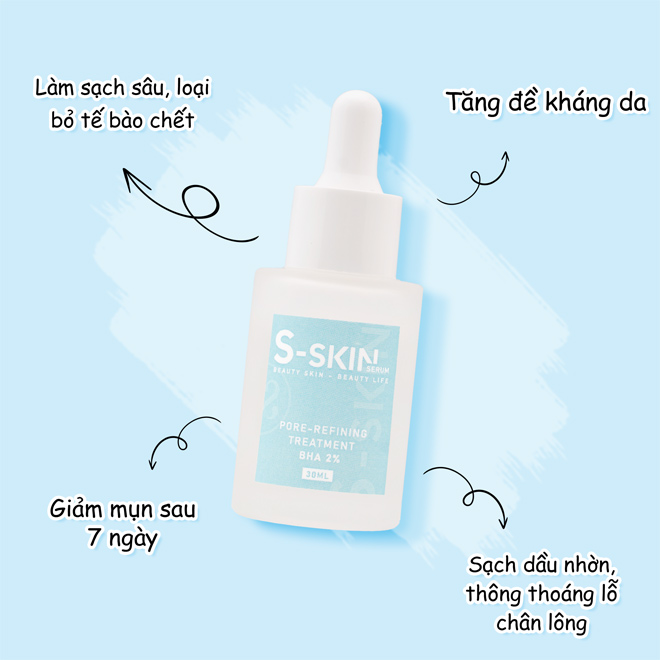 BHA tốn kém mà dễ kích ứng? Kiểm chứng ngay S-Skin với serum BHA xịn sò giá bình dân - 3