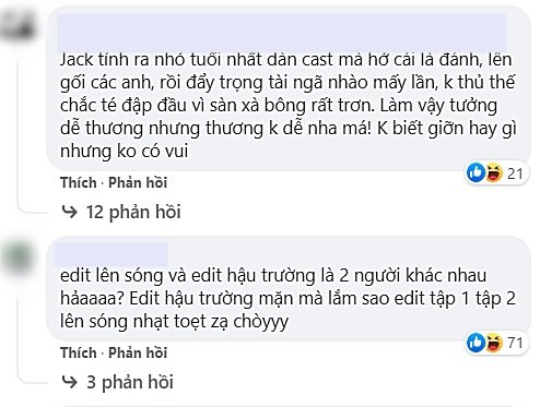 Jack vẫn là nhân vật bị soi sau scandal, được cho là có nhiều khoảnh khắc động chân động tay với các anh chị.