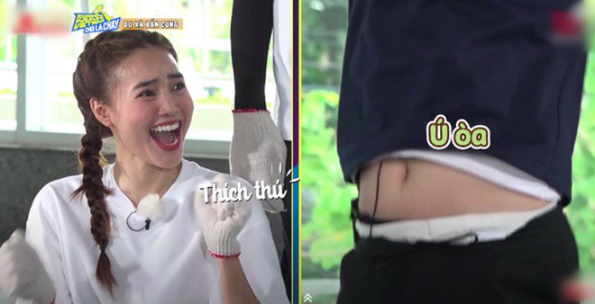 Trường Giang đỏ mặt vì lộ da thịt tại Running Man, Lan Ngọc hét toáng quay đi - 3