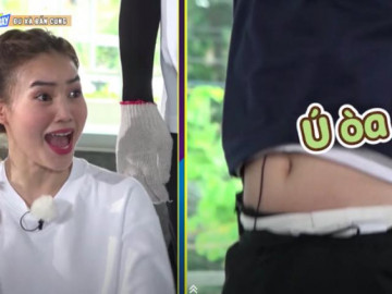 Trường Giang đỏ mặt vì lộ da thịt tại Running Man, Lan Ngọc hét toáng quay đi