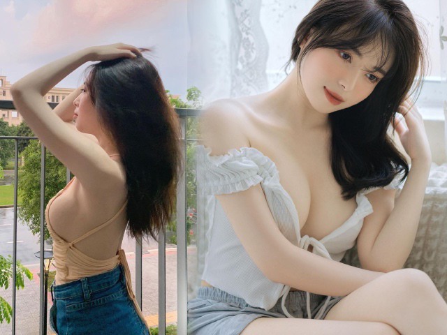 Hotgirl mặc hở khoe cặp tâm hồn trắng nõn, dân mạng nhìn mà thấy thương chiếc áo