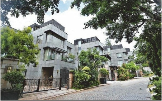 Biệt thự mà Thiên vương Hong Kong mua cho Ah Wing sau khi cô sinh con.