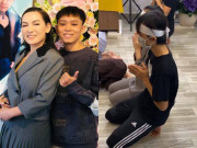 Giải trí - Hồ Văn Cường xuất hiện với vẻ ngoài tiều tụy, đeo khăn tang quỳ gối lạy mẹ nuôi Phi Nhung