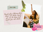 Eva tám - Đừng đợi đến già mới biết đây chính là hạnh phúc