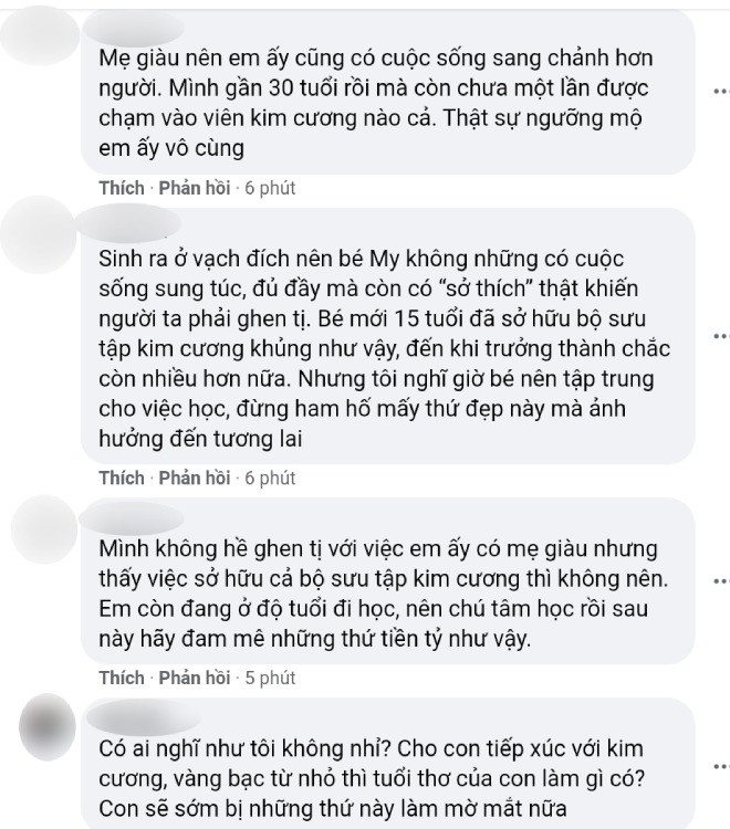 Cư dân mạng bày tỏ quan điểm. (Ảnh chụp màn hình)