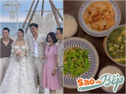 Bếp Eva - Minh Hằng trổ tài vào bếp sau đám cưới đình đám