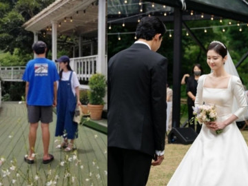 Jang Nara bị bắt gặp đi nghỉ trăng mật cùng chồng, ông xã vóc dáng cao vượt trội