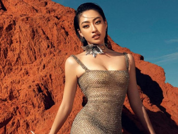 Hoa hậu đẹp nhất xứ Cao Bằng diện áo trong suốt quá khéo, zoom cận cỡ nào cũng khó thấy vết nội y