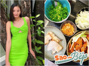 Bếp Eva - Lê Thúy nấu món ngon chẳng kém nhà hàng