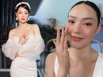 Hậu đám cưới, bận rộn với nhiều dự án, Minh Hằng sụt cân trông thấy