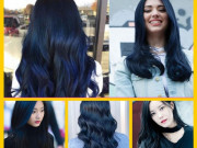 Làm đẹp - Những màu tóc xanh đen cho nữ đẹp và hot nhất hiện nay