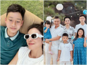 Làm mẹ - Jennifer Phạm chụp hình với "bản sao Quang Dũng": Cậu bé điển trai, có đôi mắt buồn