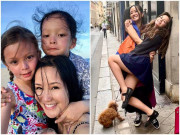 Làm mẹ - "Cô Bống" Hồng Nhung bé nhỏ bên con gái lai Tây: 10 tuổi chân dài hơn mẹ, nặng hơn anh song sinh 12kg