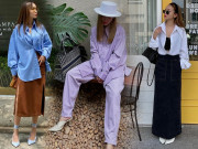 Thời trang - Học cách phối áo sơ mi sành điệu của chị em Yến Trang - Yến Nhi