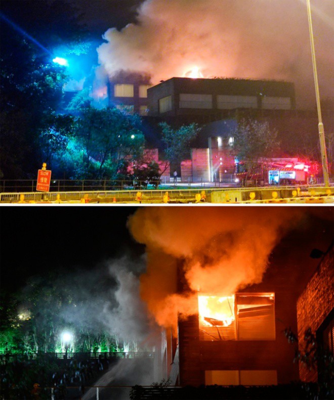 Nhà của Lâm Thanh Hà bị cháy.