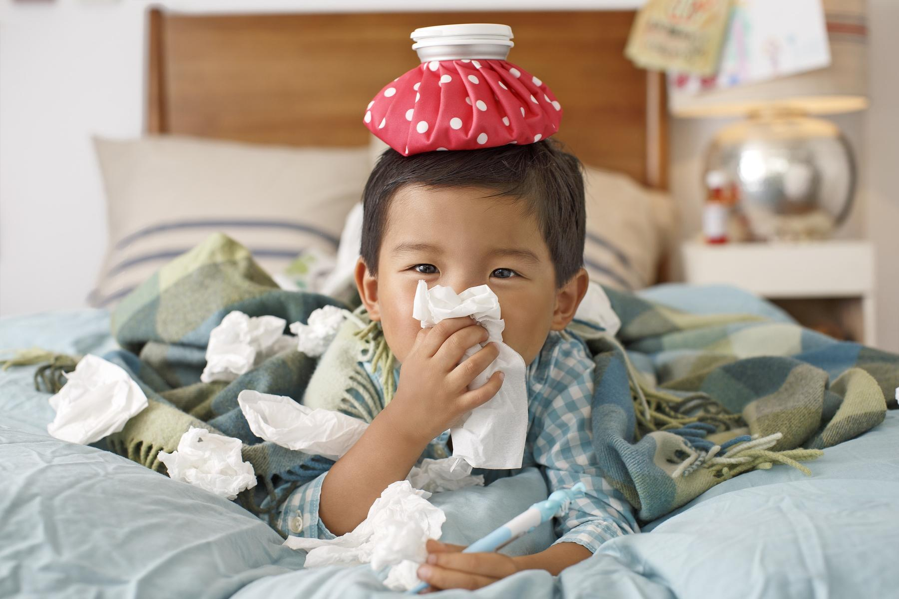 Trẻ bị cúm A thường có thể phục hồi sau khoảng 1 tuần. (Ảnh minh họa)