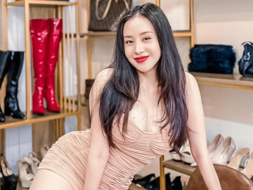 Bà Tưng lười mặc đồ hở, vẫn khoe body nhờ váy áo ngắn