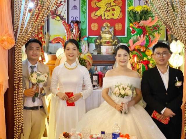Đám cưới độc nhất vô nhị tại Quảng Nam: Chị em song sinh tổ chức tiệc cùng một ngày, hàng xóm tiết lộ điều bất ngờ