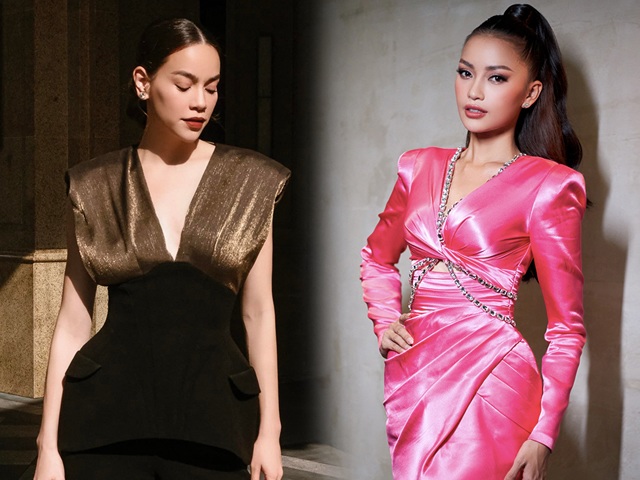 Ngọc Châu diện lại thiết kế Hồ Ngọc Hà mặc đi làm, fan đòi giải cứu vì nhìn hoa hậu như mẹ bỉm