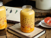 Bếp Eva - Còn thừa mấy quả xoài đem chế biến kiểu này được món giải khát mát lạnh, thơm nức