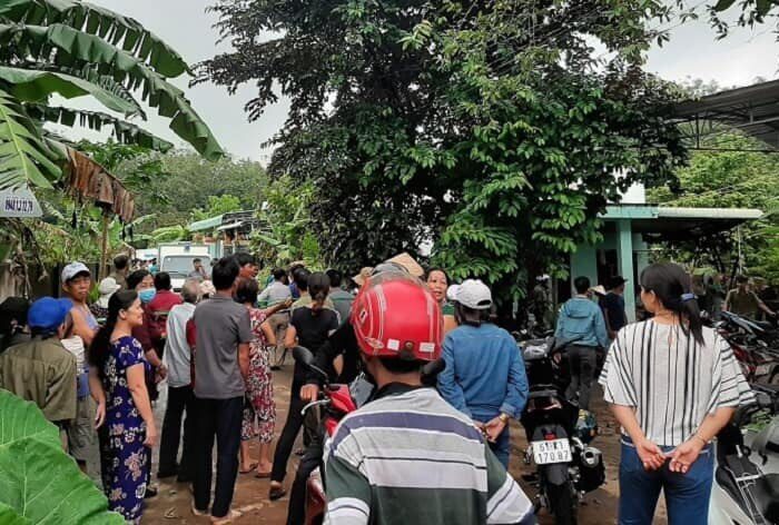 Vụ án mạng khiến người dân hoảng sợ. 