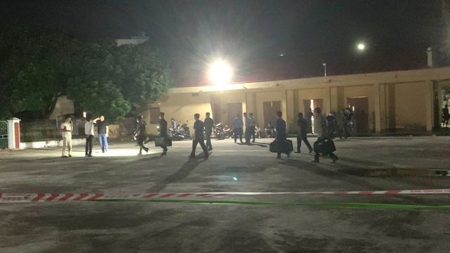 Hiện trường vụ án mạng. Ảnh: Thanh Niên