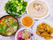 Bếp Eva - 9X Đồng Nai khoe cơm giản dị chồng chấm cho điểm 10, con suốt ngày khen "ngon quá!"