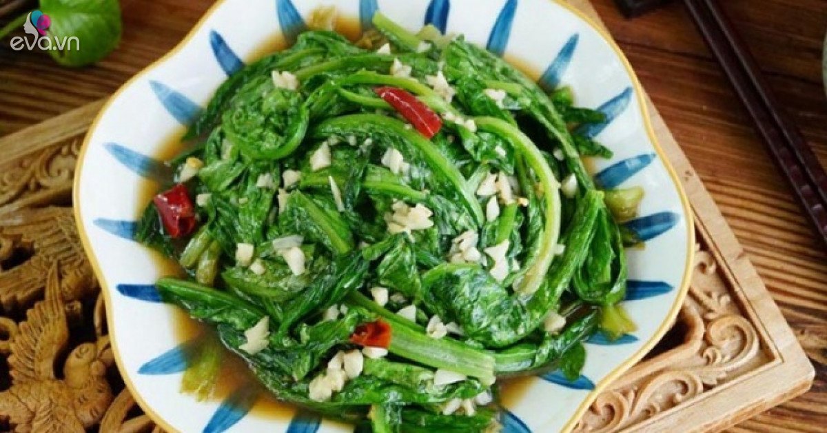 Đừng coi thường món rau xào này, chứa lượng canxi cao hơn cả tôm