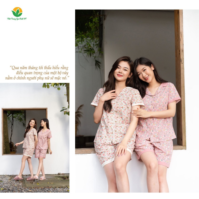 Những thiết kế cotton phối hoa tinh tế trong BST Chan Hòa