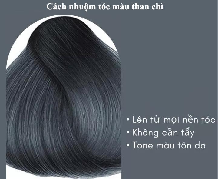Tóc màu than chì: Top 15 màu tóc đẹp cá tính hút hồn mọi ánh nhìn - 5