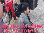 Clip Eva - Chàng trai bán bánh bao không may bị cháy xe và cái kết ấm tình người