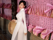 Thời trang - "Bà Tưng" mặc áo dài trắng đẹp nồng nàn, khoe nhan sắc thoát tục, dáng gầy mong manh 