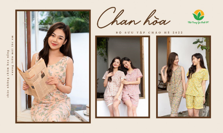 BST Chan Hòa được lấy cảm từ thiên nhiên và hoa cỏ mùa hè