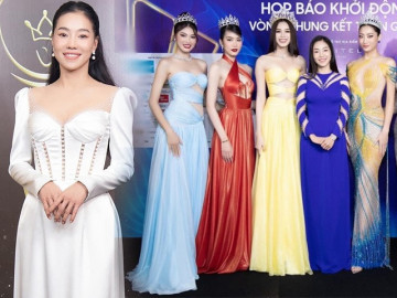 Bà trùm Hoa hậu diện áo dài giữa dàn mỹ nhân mê cắt xẻ