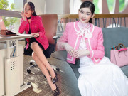 Thời trang - Lê Âu Ngân Anh lộ diện trước khi lên xe hoa với style tiểu thư, so với cô giáo Midu ngày càng kín đáo