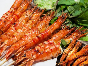 Cách làm tôm nướng muối ớt bằng than hoa, chảo, lò nướng ngon xuất sắc