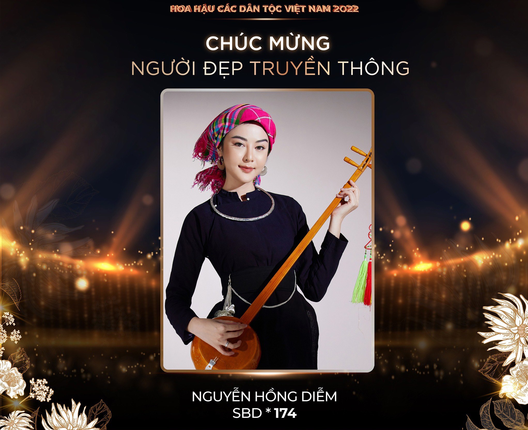 Có lẽ vì quá nổi bật nên mỹ nhân người Tày đã nhận được giải thưởng phụ Người đẹp truyền thông. Cô cũng lọt Top 5 chung cuộc nhưng lại trượt ngôi vị trong tiếc nuối.